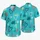 Turquoise Heart Motifs for Beach Getaways and Romantic Summer Days for Men and Couples Hawaiian Shirt - 5