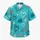 Turquoise Heart Motifs for Beach Getaways and Romantic Summer Days for Men and Couples Hawaiian Shirt - 7