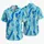 Blue Tropical Fish Waves for Beach Vacations and Island Getaways, Men's Summer Style Hawaiian Shirt - 5