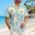 White Daisy Meadow with Golden Centers for Sunny Resort Getaways and Everyday Men Hawaiian Shirt - 6
