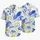 Blue Lime Coastal Brushstrokes for Resort Getaways, Cruises, and Summer Travel Style Hawaiian Shirt - 5