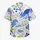 Blue Lime Coastal Brushstrokes for Resort Getaways, Cruises, and Summer Travel Style Hawaiian Shirt - 7