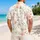 Soft Pink Blossom Garden Motifs for Beach Vacations and Resort Weekends, Modern Men Hawaiian Shirt - 2