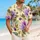 Purple Chrysanthemum Garden for Island Vacations and Sunny Resort Weekends for Men Hawaiian Shirt - 6