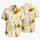 Golden Honeybees and Daisy Picnic Motifs for Sunny Resort Getaways and Garden Lovers Hawaiian Shirt - 5