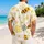 Golden Honeybees and Daisy Picnic Motifs for Sunny Resort Getaways and Garden Lovers Hawaiian Shirt - 2