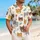 Tropical Cat Faces With Palm Fronds For Beach Holidays And Relaxed Island Days Away Hawaiian Shirt - 6