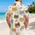 Tropical Cat Faces With Palm Fronds For Beach Holidays And Relaxed Island Days Away Hawaiian Shirt - 2