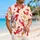 Red Lobster Shells and Golden Citrus for Beach Vacations and Coastal Seafood Lovers Hawaiian Shirt - 6