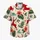 Red Reindeer With Palm Fronds for Tropical Holiday Gatherings and Festive Vacations Hawaiian Shirt - 7