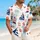Nautical Sailboats, Anchors and Lifebuoys for Coastal Vacations and Summer Weekends Hawaiian Shirt - 6