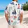 Nautical Sailboats, Anchors and Lifebuoys for Coastal Vacations and Summer Weekends Hawaiian Shirt - 2