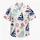 Nautical Sailboats, Anchors and Lifebuoys for Coastal Vacations and Summer Weekends Hawaiian Shirt - 7