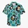 Teal Leopard Spots Tropical Resort Style For Beach Vacations And Casual Weekends Hawaiian Shirt - 7