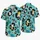 Teal Leopard Spots Tropical Resort Style For Beach Vacations And Casual Weekends Hawaiian Shirt - 5