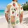 Teddy Bear Strawberry Motifs for Sunny Resort Days, Playful Summer Style for Men Hawaiian Shirt - 2
