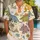 Playful Dinosaur Island Motifs for Summer Vacation Adventures and Family Beach Days Hawaiian Shirt - 1