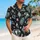 White Diamond Geometry for Resort Vacations and Evening Getaways, Men's Travel Style Hawaiian Shirt - 6