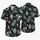 White Diamond Geometry for Resort Vacations and Evening Getaways, Men's Travel Style Hawaiian Shirt - 5