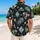 White Diamond Geometry for Resort Vacations and Evening Getaways, Men's Travel Style Hawaiian Shirt - 2