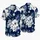White Tropical Hibiscus Clusters for Beach Vacations and Island Getaways for Men Hawaiian Shirt - 5