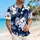 White Tropical Hibiscus Clusters for Beach Vacations and Island Getaways for Men Hawaiian Shirt - 6