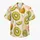 Kiwi Fruit and Palm Frond Motifs for Sunny Beach Getaways and Island Vacations for Men Hawaiian Shirt - 7