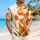 Orange Tulip Bouquet for Beach Vacations and Garden Parties, Men's Summer Casual Gift Hawaiian Shirt - 6