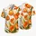 Orange Tulip Bouquet for Beach Vacations and Garden Parties, Men's Summer Casual Gift Hawaiian Shirt - 5