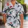 Christmas Shark Santa Hat Ocean Holiday Gift Idea For Beach Lovers And Shark Fans Hawaiian Shirt - 1