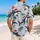 Christmas Shark Santa Hat Ocean Holiday Gift Idea For Beach Lovers And Shark Fans Hawaiian Shirt - 2