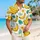 Yellow Banana Tropics for Beach Vacations and Island Getaways, Men’s Summer Style Hawaiian Shirt - 6