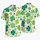 Emerald Four Leaf Clover Tropical Style for Beach Holidays and St Patrick's Day Men Hawaiian Shirt - 5