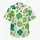 Emerald Four Leaf Clover Tropical Style for Beach Holidays and St Patrick's Day Men Hawaiian Shirt - 7