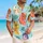 Colorful Pony Heads for Tropical Vacations and Beach Days, Youthful Horse Lovers Hawaiian Shirt - 6