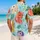 Colorful Pony Heads for Tropical Vacations and Beach Days, Youthful Horse Lovers Hawaiian Shirt - 2