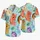 Colorful Pony Heads for Tropical Vacations and Beach Days, Youthful Horse Lovers Hawaiian Shirt - 5