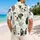 Playful Black And White Puppy Faces For Beach Holidays, Cruises, And Summer Getaways Hawaiian Shirt - 2