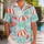 Red Umbrella Motifs for Beach Vacations, Poolside Escapes, and Coastal Resort Days Hawaiian Shirt - 1