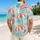 Red Umbrella Motifs for Beach Vacations, Poolside Escapes, and Coastal Resort Days Hawaiian Shirt - 2