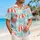 Red Umbrella Motifs for Beach Vacations, Poolside Escapes, and Coastal Resort Days Hawaiian Shirt - 6