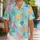 Pastel Heart Birds for Beach Holidays and Island Getaways, Cheerful Gift Idea for Families Hawaiian Shirt - 1