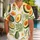 Avocado Tropical Fruit Scene for Beach Getaways and Relaxed Summer Vacation Wear for Men Hawaiian Shirt - 1