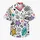 Playful Doodle Hearts, Stars And Island Icons For Beach Holidays And Summer Trips Hawaiian Shirt - 7