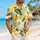 Lemon Green Leaf Tropical Style for Beach Vacations, Resort Outings and Summer Days Hawaiian Shirt - 6