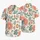 Coral Sunburst Flowers and Sage Leaves for Resort Getaways and Island Weekends for Him Hawaiian Shirt - 5