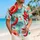 Red Chili Pepper Summer Style for Outdoor Getaways and Island Weekends, Plus Size Men Hawaiian Shirt - 6