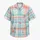 Pastel Aqua Plaid Island Style For Beach Getaways, Vacations, And Sunny Resort Days Hawaiian Shirt - 7