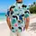 Colorful Cow Faces and Tropical Blossoms for Beach Holidays, Cruises, and Summer Parties Hawaiian Shirt - 2
