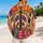 Retro Peace Love Music Guitar Vibes for Beach Vacations and Summer Festival Style Hawaiian Shirt - 2